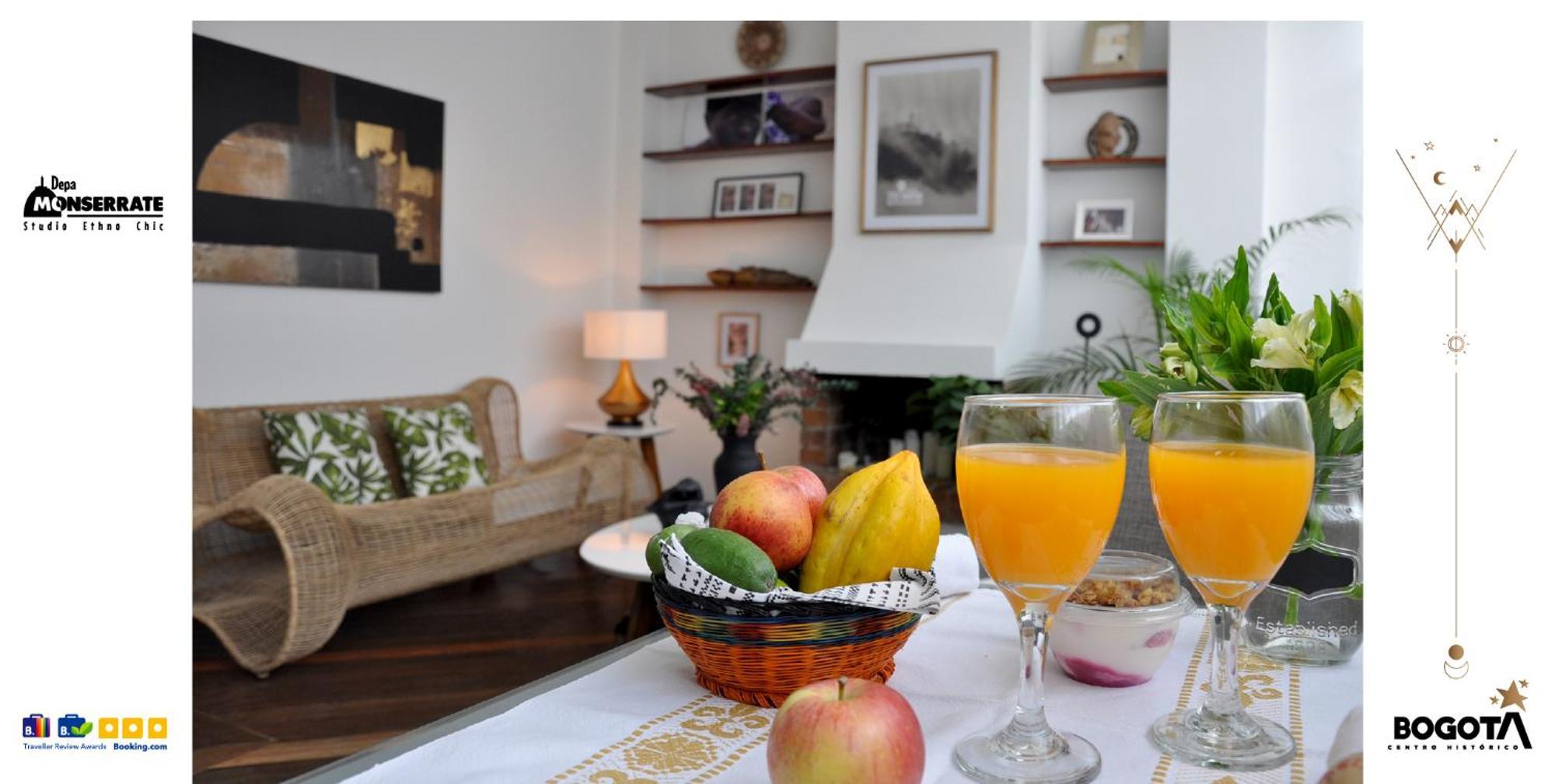 Depa Monserrate - Charming Historic Nest With Breathtaking Mountain Views - Apartaestudio Bogotá Exterior foto