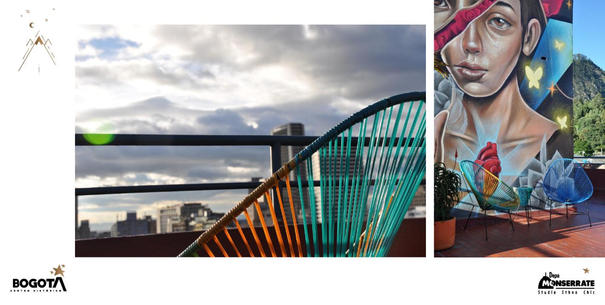 Depa Monserrate - Charming Historic Nest With Breathtaking Mountain Views - Apartaestudio Bogotá Exterior foto